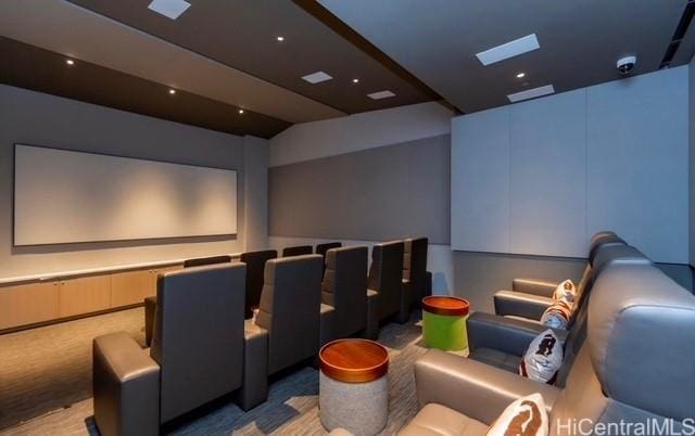 view of home theater room