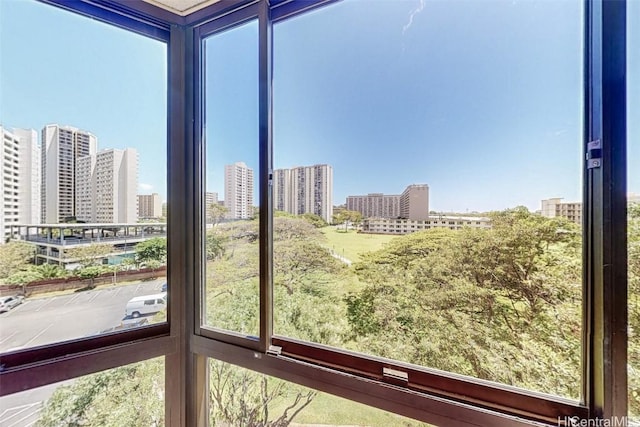 unfurnished sunroom with a wealth of natural light