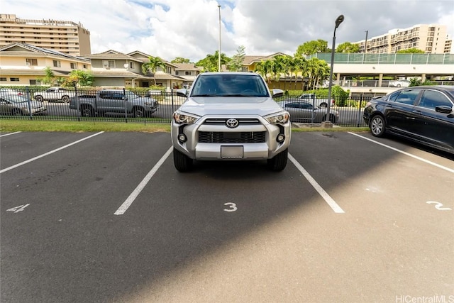 view of car parking