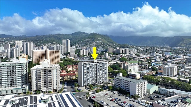 view of city with a mountain view