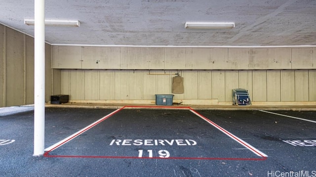 view of parking lot