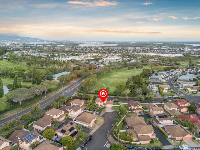 94-1092 Kikepa St Unit 179, Waipahu, HI 96797 - aerial view at dusk of a residential view and a water view
