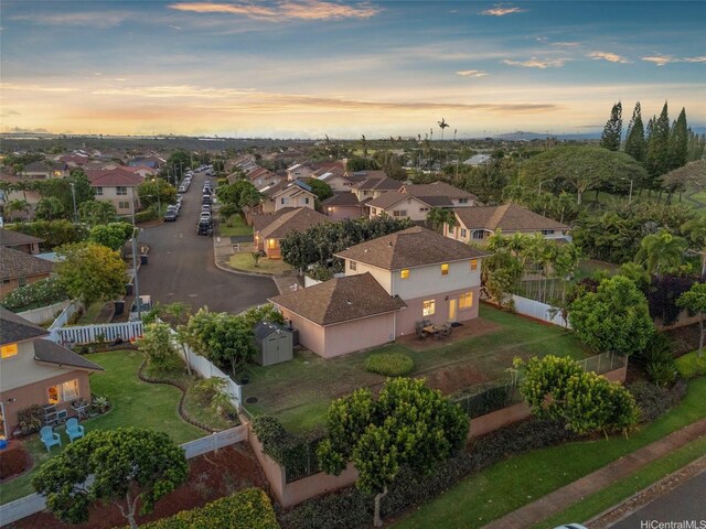 94-1092 Kikepa St Unit 179, Waipahu, HI 96797 - aerial view at dusk of a residential view