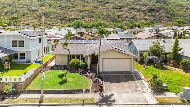 drone / aerial view featuring a residential view