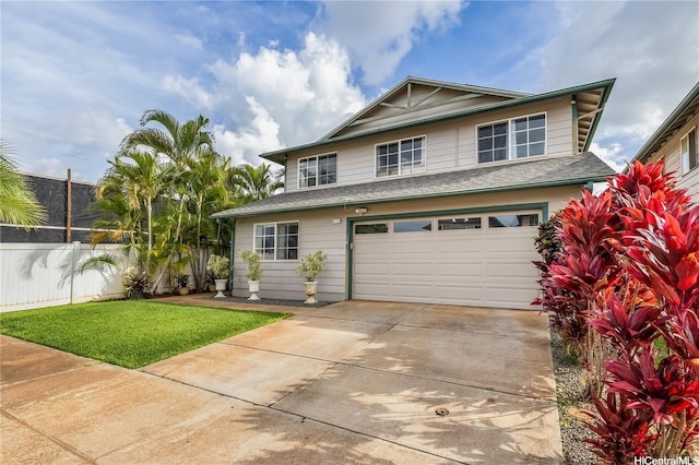 91-219 Naina Pl, Ewa Beach, HI 96706 - view of front of house featuring a garage and driveway
