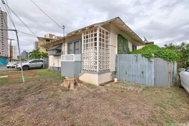 view of property exterior