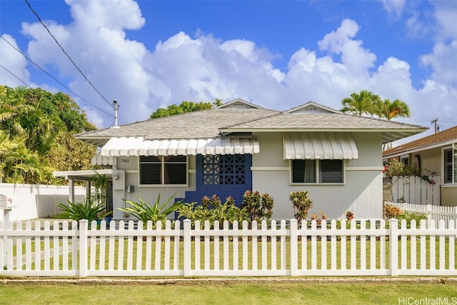 view of front of home