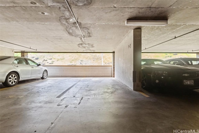 view of parking deck