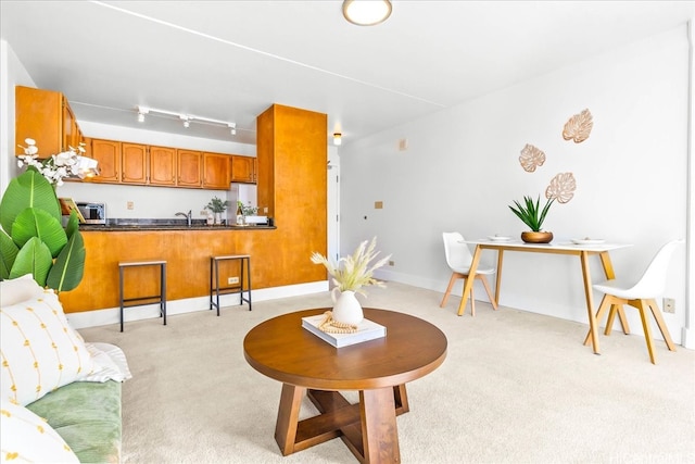 2522 Date St Unit 304, Honolulu, HI 96826 - living room with light carpet