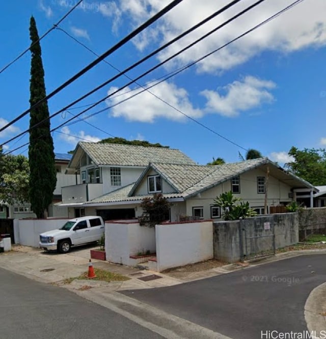 view of bungalow-style home