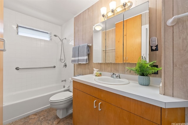 854 Hao St, Honolulu, HI 96821 - full bath with vanity, tub / shower combination, and toilet