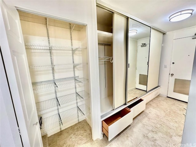 view of closet