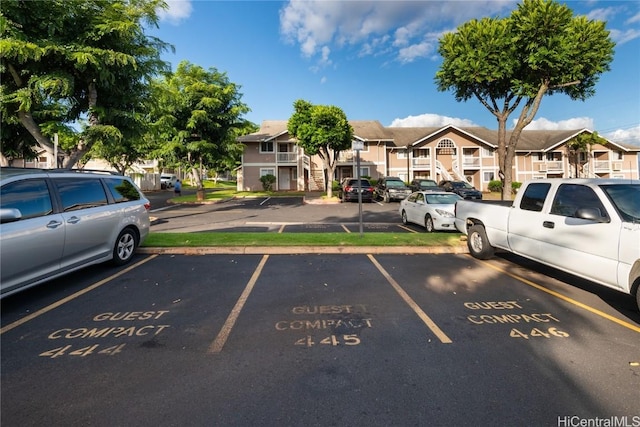 view of car parking