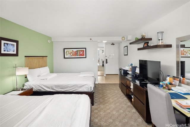 view of tiled bedroom