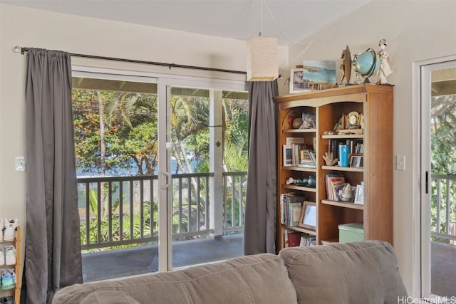 view of sitting room