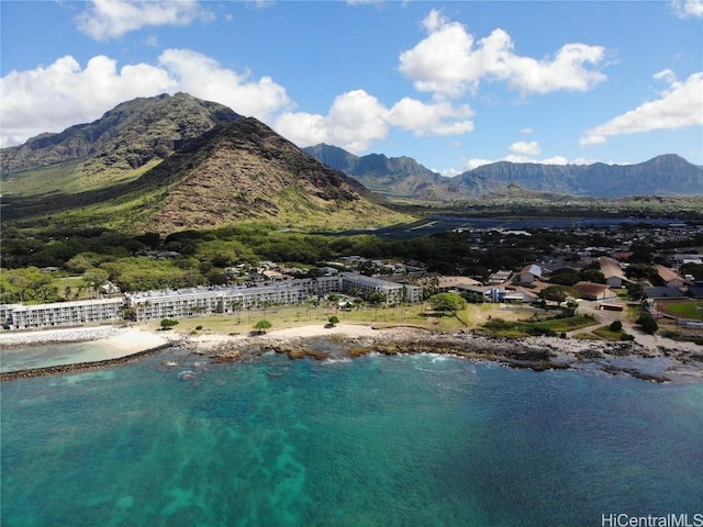 property view of mountains with a water view