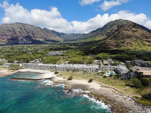 property view of mountains with a water view