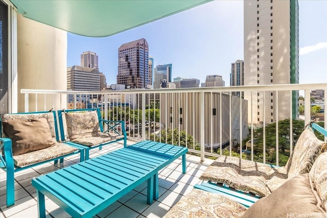 1212 Nuuanu Ave Unit 705, Honolulu, HI 96817 - balcony featuring a view of skyline