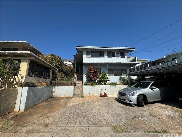 view of front of house