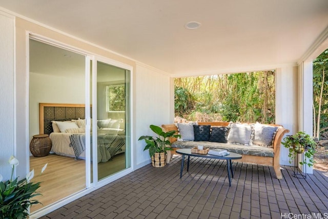 view of patio / terrace with outdoor lounge area