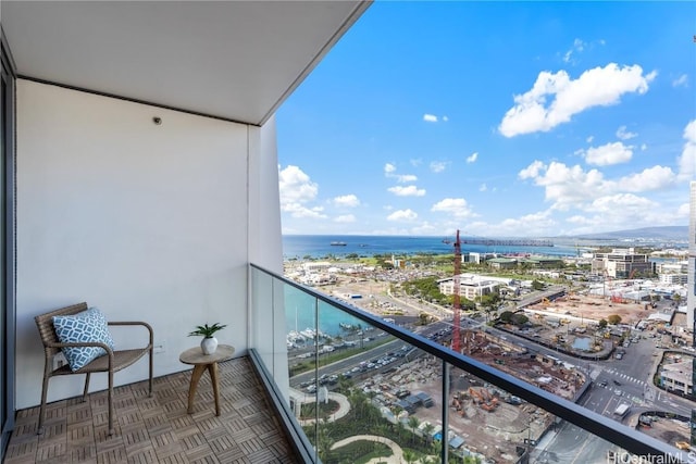 1000 Auahi St Unit 2505, Honolulu, HI 96814 - balcony with a water view and a city view