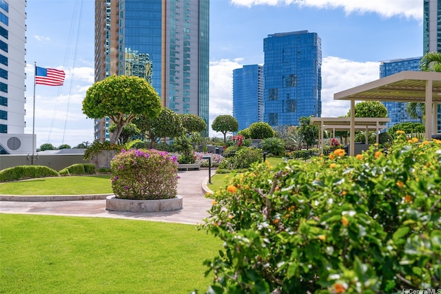1330 Ala Moana Blvd Unit 3204, Honolulu, HI 96814 - surrounding community featuring a view of city and a lawn
