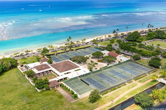 1330 Ala Moana Blvd Unit 3204, Honolulu, HI 96814 - drone / aerial view of waterfront with a beach