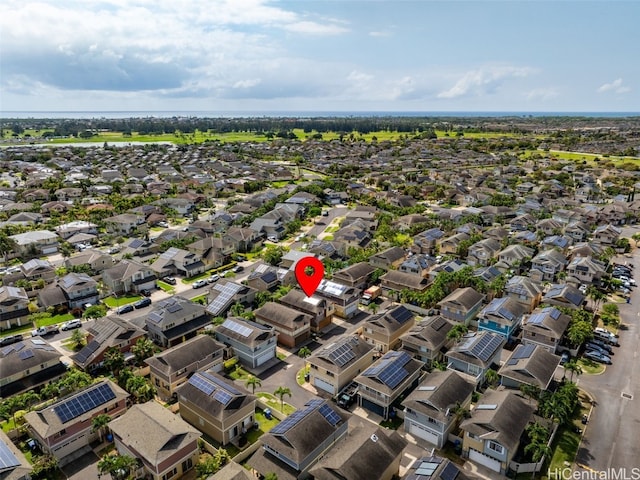 birds eye view of property featuring a residential view