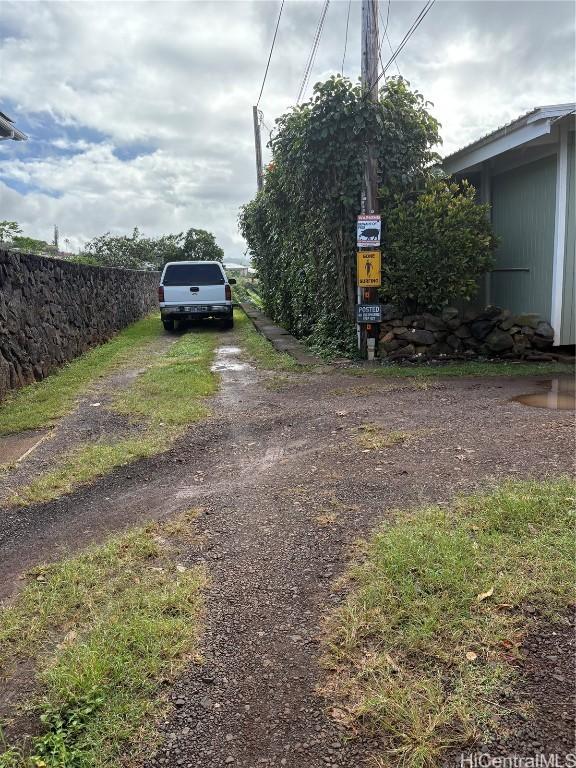 view of road