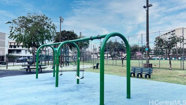 surrounding community featuring a playground