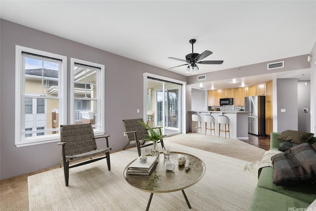 520 Lunalilo Home Rd Unit 7427, Honolulu, HI 96825 - living area with ceiling fan