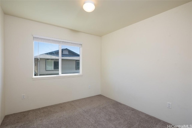 spare room featuring carpet floors