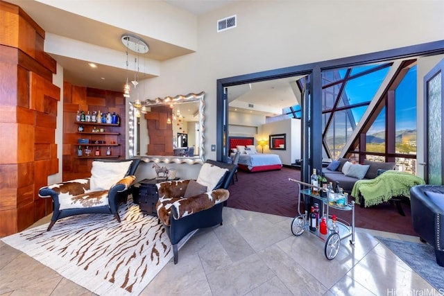 view of patio / terrace featuring an outdoor living space