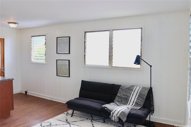 87-1894 Mohihi St, Waianae, HI 96792 - living area with wood finished floors and baseboards