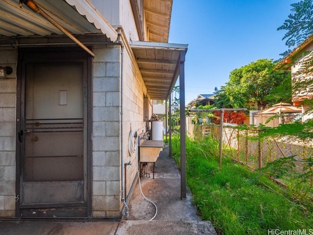 view of property entrance