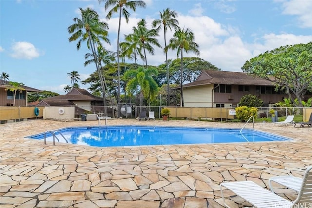 view of pool