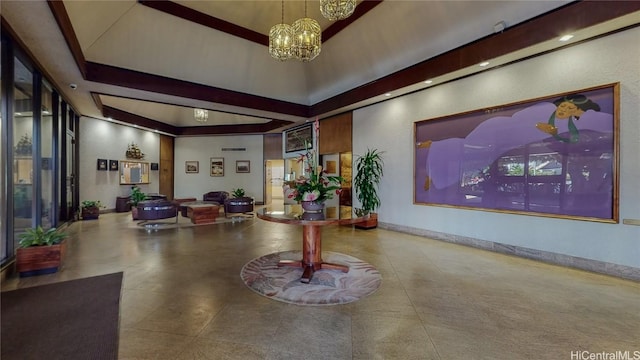 view of community lobby