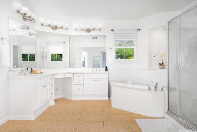 1098 Kuekue St, Honolulu, HI 96825 - full bath featuring tile patterned floors, a stall shower, and vanity