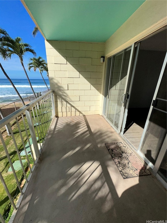 84-265 Farrington Hwy Unit 206, Waianae, HI 96792 - balcony featuring view of water and beach