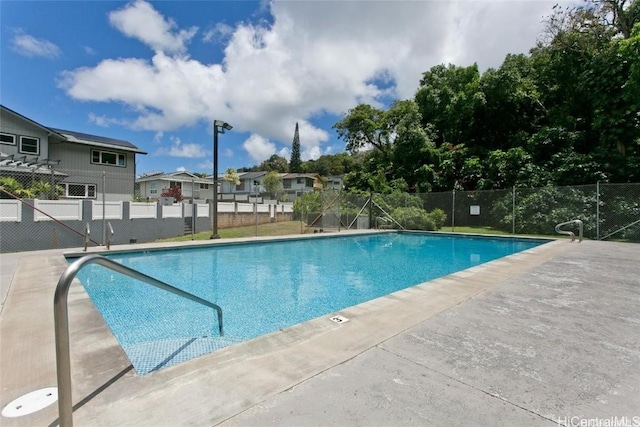 view of pool