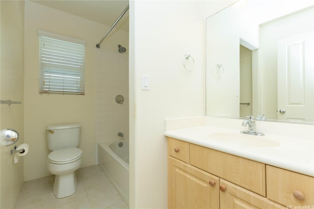 91-1137 Kai Kukuma St, Ewa Beach, HI 96706 - full bath with toilet, vanity, tile patterned flooring, and shower / washtub combination