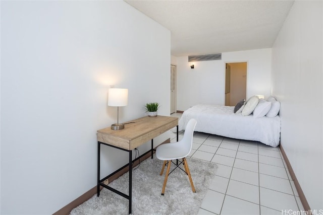 view of tiled bedroom