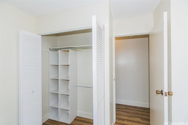 view of closet