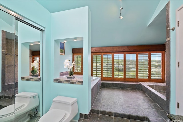 500 Lunalilo Home Rd Unit 28G, Honolulu, HI 96825 - full bath featuring stone finish floor, toilet, and a wealth of natural light
