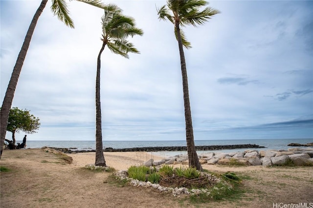 water view with a beach view