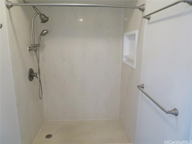 bathroom with walk in shower