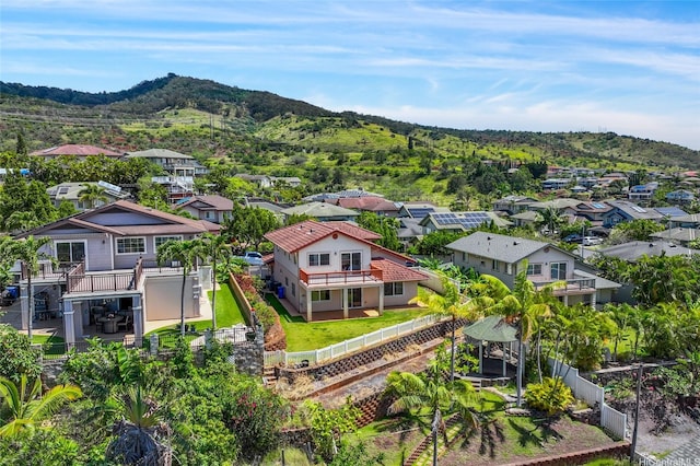 92-6012 Kohi St, Kapolei, HI 96707 - aerial view of residential area with mountains