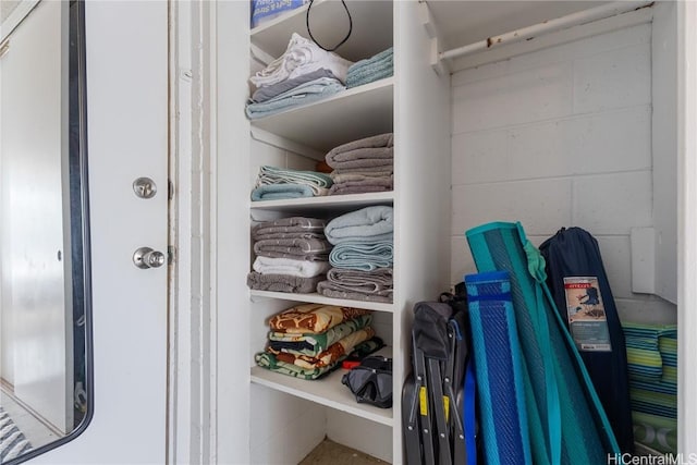 view of closet