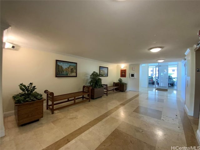 view of community lobby