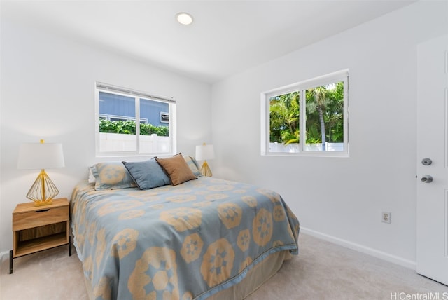 3515 Upper St, Honolulu, HI 96815 - carpeted bedroom featuring baseboards and recessed lighting